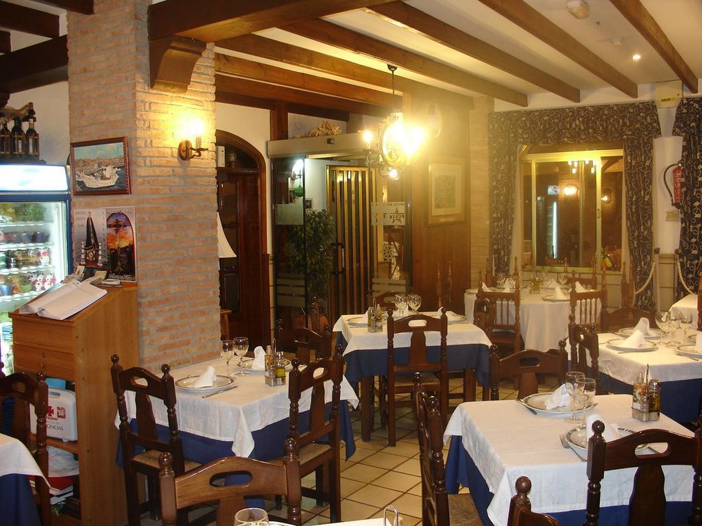 Hostal - Restaurante Playa Azul Villaricos Luaran gambar